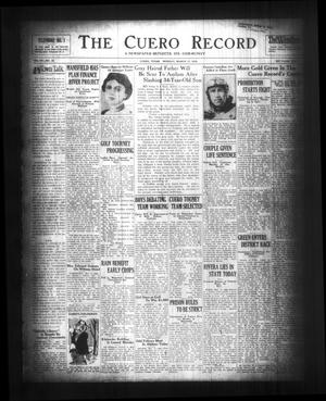 Primary view of object titled 'The Cuero Record (Cuero, Tex.), Vol. 36, No. 65, Ed. 1 Monday, March 17, 1930'.