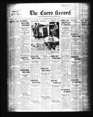 Primary view of object titled 'The Cuero Record (Cuero, Tex.), Vol. 42, No. 92, Ed. 1 Sunday, April 19, 1936'.