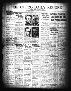 The Cuero Daily Record (Cuero, Tex.), Vol. 65, No. 69, Ed. 1 Tuesday, September 21, 1926