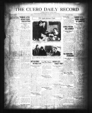 Primary view of object titled 'The Cuero Daily Record (Cuero, Tex.), Vol. 67, No. 92, Ed. 1 Tuesday, October 18, 1927'.