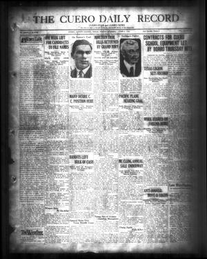 The Cuero Daily Record (Cuero, Tex.), Vol. 68, No. 137, Ed. 1 Friday, June 8, 1928