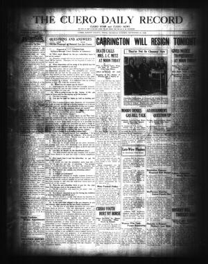The Cuero Daily Record (Cuero, Tex.), Vol. 65, No. 77, Ed. 1 Thursday, September 30, 1926
