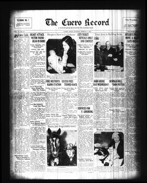 The Cuero Record (Cuero, Tex.), Vol. 42, No. 64, Ed. 1 Tuesday, March 17, 1936