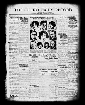 The Cuero Daily Record (Cuero, Tex.), Vol. 67, No. 138, Ed. 1 Monday, December 12, 1927