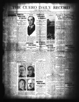 The Cuero Daily Record (Cuero, Tex.), Vol. 65, No. 66, Ed. 1 Friday, September 17, 1926