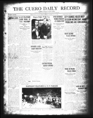 The Cuero Daily Record (Cuero, Tex.), Vol. 68, No. 142, Ed. 1 Thursday, June 14, 1928