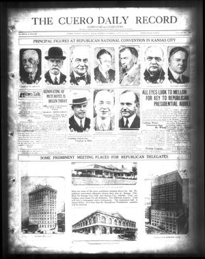 The Cuero Daily Record (Cuero, Tex.), Vol. 68, No. 139, Ed. 1 Monday, June 11, 1928