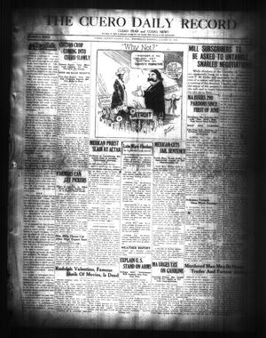 The Cuero Daily Record (Cuero, Tex.), Vol. 65, No. 40, Ed. 1 Wednesday, August 18, 1926