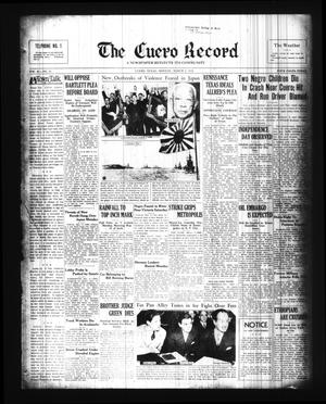 The Cuero Record (Cuero, Tex.), Vol. 42, No. 51, Ed. 1 Monday, March 2, 1936