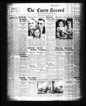 The Cuero Record (Cuero, Tex.), Vol. 42, No. 52, Ed. 1 Tuesday, March 3, 1936