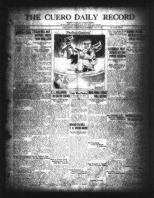 Primary view of object titled 'The Cuero Daily Record (Cuero, Tex.), Vol. 68, No. 111, Ed. 1 Wednesday, May 9, 1928'.