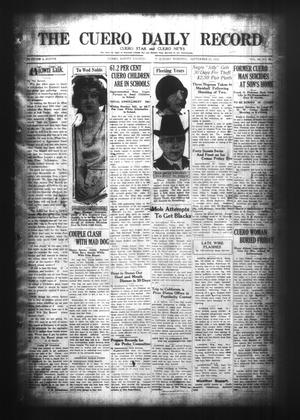 The Cuero Daily Record (Cuero, Tex.), Vol. 63, No. 69, Ed. 1 Sunday, September 20, 1925