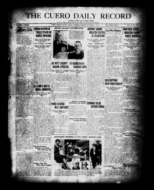 Primary view of object titled 'The Cuero Daily Record (Cuero, Tex.), Vol. 67, No. 129, Ed. 1 Thursday, December 1, 1927'.