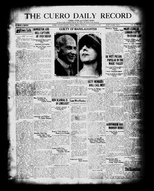The Cuero Daily Record (Cuero, Tex.), Vol. 67, No. 136, Ed. 1 Friday, December 9, 1927