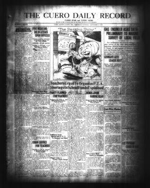 The Cuero Daily Record (Cuero, Tex.), Vol. 65, No. 58, Ed. 1 Wednesday, September 8, 1926