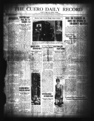 The Cuero Daily Record (Cuero, Tex.), Vol. 65, No. 56, Ed. 1 Monday, September 6, 1926