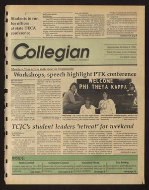Collegian (Hurst, Tex.), Vol. 1, No. 5, Ed. 1 Wednesday, October 5, 1988