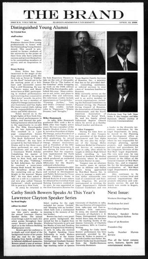 The Brand (Abilene, Tex.), Vol. 94, No. 6, Ed. 1, Wednesday, April 12, 2006