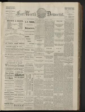 Primary view of object titled 'The Daily Fort Worth Democrat. (Fort Worth, Tex.), Vol. 2, No. 213, Ed. 1 Thursday, March 7, 1878'.