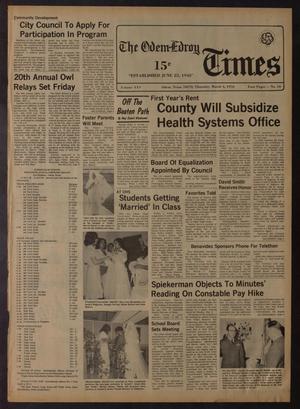 The Odem-Edroy Times (Odem, Tex.), Vol. 25, No. 10, Ed. 1 Thursday, March 4, 1976