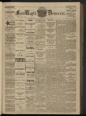Primary view of object titled 'The Daily Fort Worth Democrat. (Fort Worth, Tex.), Vol. 1, No. 272, Ed. 1 Saturday, May 19, 1877'.