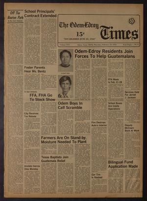The Odem-Edroy Times (Odem, Tex.), Vol. 25, No. 8, Ed. 1 Thursday, February 19, 1976