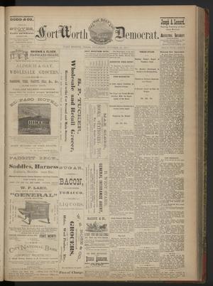 The Daily Fort Worth Democrat. (Fort Worth, Tex.), Vol. 2, No. 89, Ed. 1 Saturday, October 13, 1877