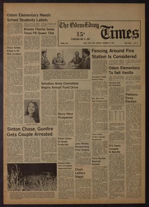 The Odem-Edroy Times (Odem, Tex.), Vol. 23, No. 47, Ed. 1 Thursday, November 21, 1974