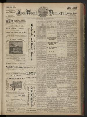 The Daily Fort Worth Democrat. (Fort Worth, Tex.), Vol. 2, No. 78, Ed. 1 Sunday, September 30, 1877