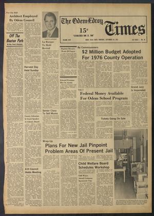 The Odem-Edroy Times (Odem, Tex.), Vol. 24, No. 38, Ed. 1 Thursday, September 18, 1975