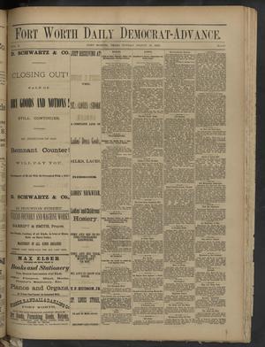 Fort Worth Daily Democrat-Advance. (Fort Worth, Tex.), Vol. 6, No. 85, Ed. 1 Sunday, March 26, 1882