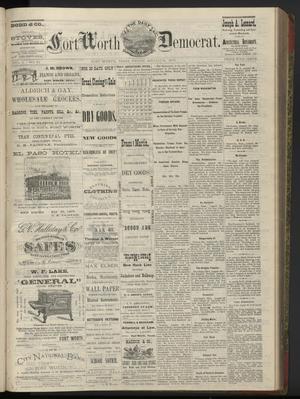 Primary view of object titled 'The Daily Fort Worth Democrat. (Fort Worth, Tex.), Vol. 2, No. 52, Ed. 1 Friday, August 31, 1877'.