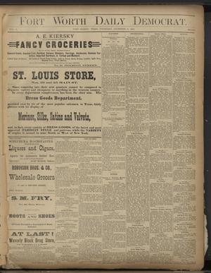 Fort Worth Daily Democrat. (Fort Worth, Tex.), Vol. 5, No. 305, Ed. 1 Thursday, December 8, 1881