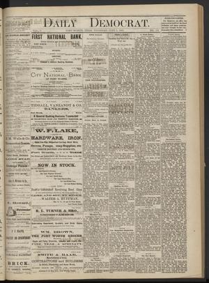 Daily Democrat. (Fort Worth, Tex.), Vol. 5, No. 158, Ed. 1 Thursday, June 9, 1881
