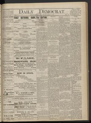 Primary view of object titled 'Daily Democrat. (Fort Worth, Tex.), Vol. 5, No. 161, Ed. 1 Sunday, June 12, 1881'.