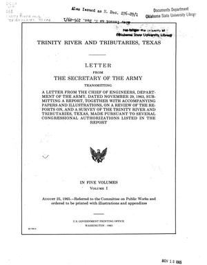 Primary view of object titled '[Survey Report]: Trinity River and Tributaries, Texas, Volume 1'.