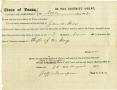 Thumbnail image of item number 3 in: 'Documents related to the case of The State of Texas vs. James Moore, cause no. 791, 1873'.
