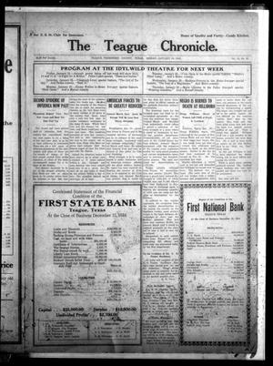 The Teague Chronicle. (Teague, Tex.), Vol. 13, No. 25, Ed. 1 Friday, January 24, 1919
