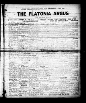 The Flatonia Argus (Flatonia, Tex.), Vol. 60, No. 33, Ed. 1 Thursday, August 15, 1935