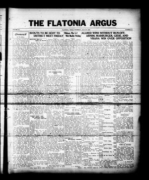 Primary view of object titled 'The Flatonia Argus (Flatonia, Tex.), Vol. 61, No. 31, Ed. 1 Thursday, July 30, 1936'.