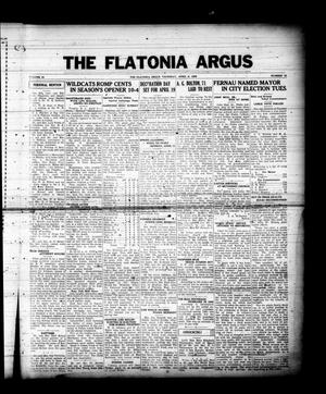 Primary view of object titled 'The Flatonia Argus (Flatonia, Tex.), Vol. 61, No. 15, Ed. 1 Thursday, April 9, 1936'.