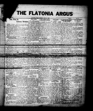 The Flatonia Argus (Flatonia, Tex.), Vol. 60, No. 13, Ed. 1 Thursday, March 28, 1935