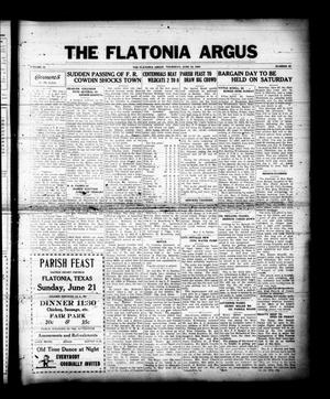 The Flatonia Argus (Flatonia, Tex.), Vol. 61, No. 25, Ed. 1 Thursday, June 18, 1936