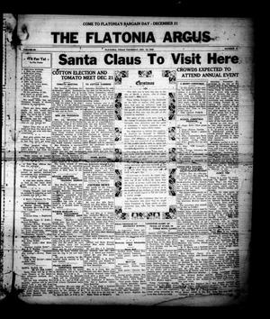 The Flatonia Argus (Flatonia, Tex.), Vol. 60, No. 51, Ed. 1 Thursday, December 19, 1935