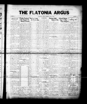 The Flatonia Argus (Flatonia, Tex.), Vol. 61, No. 34, Ed. 1 Thursday, August 20, 1936