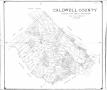 Map: Caldwell County, March 1935