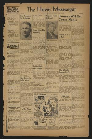 The Howe Messenger (Howe, Tex.), Vol. 15, No. 25, Ed. 1 Friday, June 17, 1938