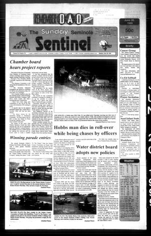 The Seminole Sentinel (Seminole, Tex.), Vol. 92, No. 70, Ed. 1 Sunday, June 20, 1999