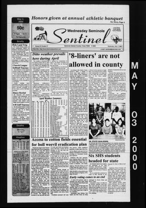 Seminole Sentinel (Seminole, Tex.), Vol. 93, No. 57, Ed. 1 Wednesday, May 3, 2000