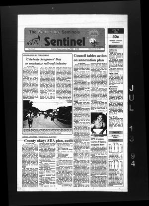 The Seminole Sentinel (Seminole, Tex.), Vol. 87, No. 75, Ed. 1 Wednesday, July 13, 1994
